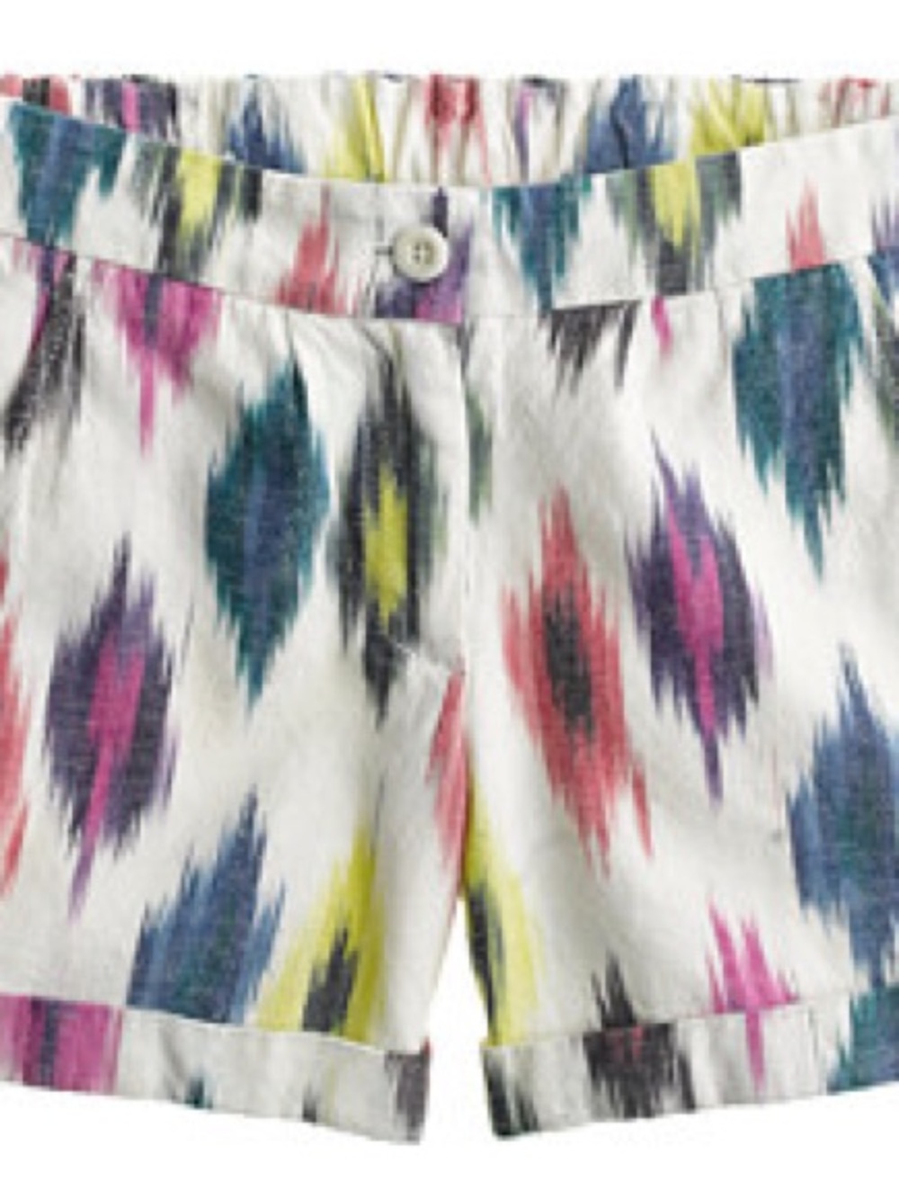 J.Crew Women's Ikat Print Cotton Shorts - Multicolor